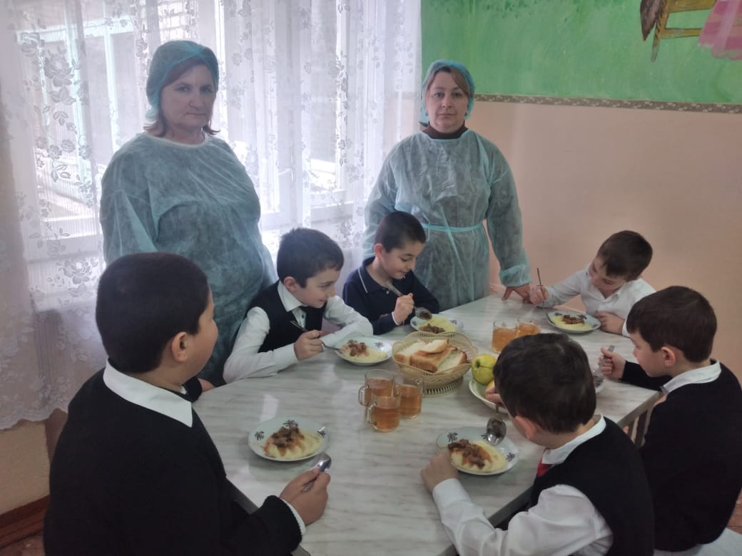Родительский контроль за осуществлением горячего питания в школе..
